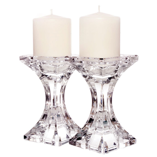 Tipperary Crystal - 6 Waisted Candleholder Pair image